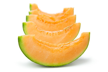 Fototapeta na wymiar Cantaloupe slices