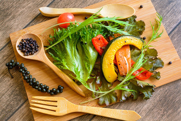 Fresh vegetable salad