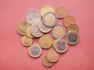 Euro coins