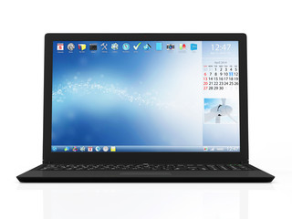 Modern Touchscreen Laptop with Rotating Display