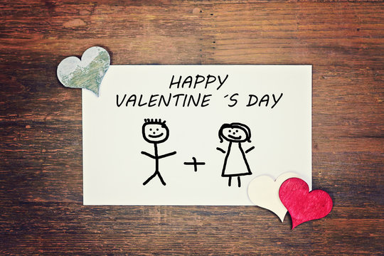 lovely greeting card - happy valentine ´s day
