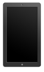 Illustration of computer tablet with blank screen