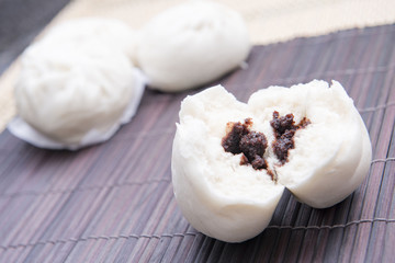 steamed dumpling black beans crumb