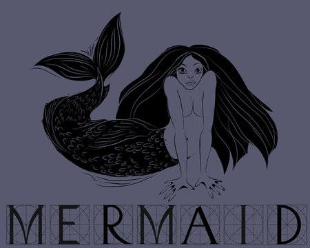 Mermaid with title