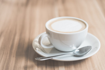 Latte coffee cup