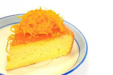 slice of Victoria sponge cake