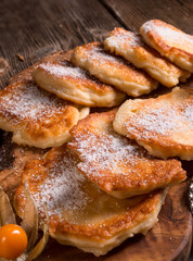 racuchy - Polish yeast pancakes