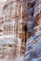 abstract rock formation in the desert