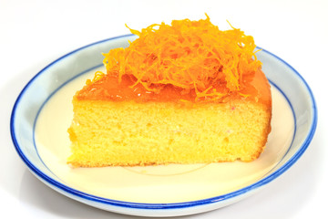 slice of Victoria sponge cake