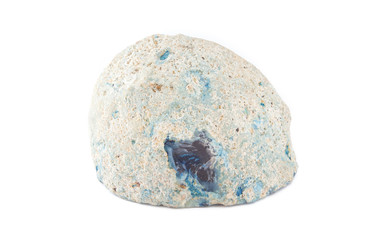 Blue geode: external view