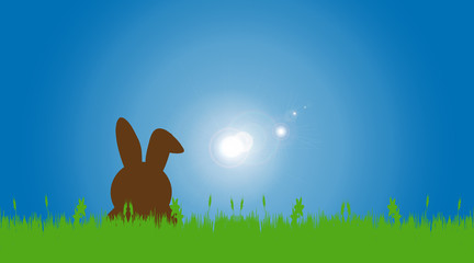 Vector illustration with Easter theme.