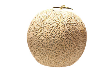 japanese melon isolate on white background