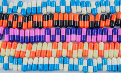 variety of pill capsules