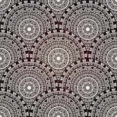 Vector Seamless Hand Drawn Doodle Pattern