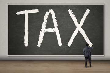 Entrepreneur writes a tax word