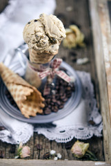 Coffee ice cream