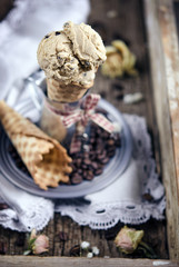 Coffee ice cream