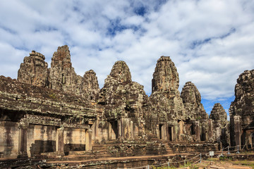 Fototapeta premium Bayon Temple at Angkor Wat, Siem Reap Cambodia
