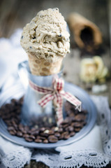 Coffee ice cream