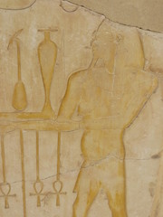 Hieroglyphs at Hatshepsut temple