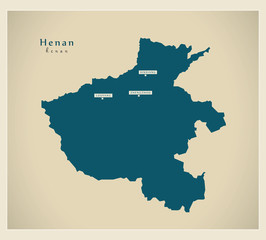 Modern Map - Henan CN