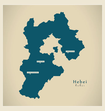 Modern Map - Hebei CN