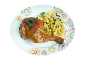 Kip met frieten