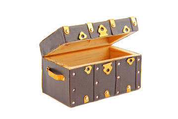 chest ark vintage isolated on white