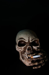 Smoking Skull