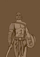 Plakat Vintage gladiator