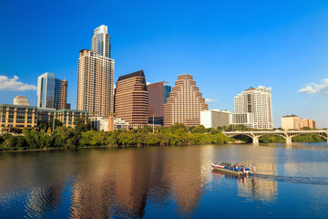 Fototapeta na wymiar view of Austin, Texas downtown