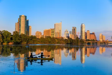 Foto op Plexiglas view of Austin, Texas downtown © f11photo