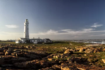 Papier Peint photo Lavable Afrique du Sud Seal Point Lighthouse in Cape St. Francis, Südafrika
