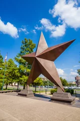 Gordijnen Texas Star in front of the Bob Bullock Texas State History Museu © f11photo