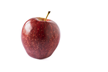 Isolated red apple on white background