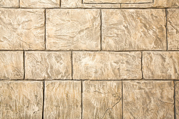 Brick wall in ancient medieval style