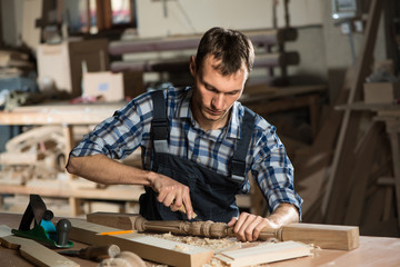 Carpenter at work