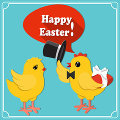 Happy Easter Chickens