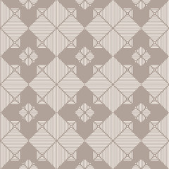 Seamless vector pattern with striped squares