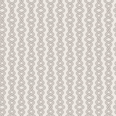 Seamless vector abstract pattern of twisted ropes