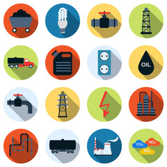 Energy vector icons