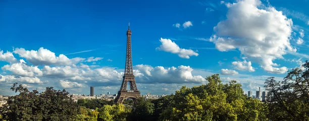 Papier Peint photo autocollant Paris Tour Eiffel à Paris, France