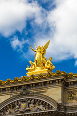 Fototapeta na wymiar Garnier Opera house in Paris