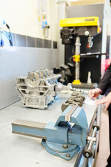 Image of bench vice