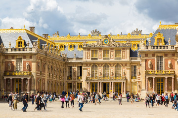 Famous palace Versailles - obrazy, fototapety, plakaty