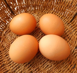 braune hühnereier