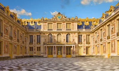 Velvet curtains Historic building Château de Versailles