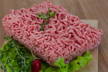 Raw minced meat