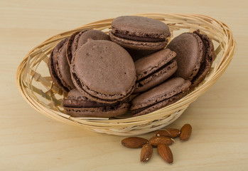 Chocolate macaroons