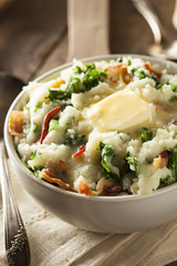 Homemade Irish Potato Colcannon